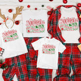 Personalized Christmas T-Shirt Warm Up Here Open All Winter